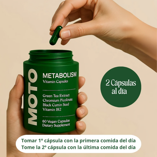 Moto - Cápsulas Aceleradoras del Metabolismo