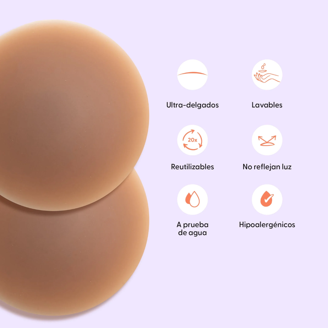 NipCover - Cubre pezón de Silicona Reutilizable
