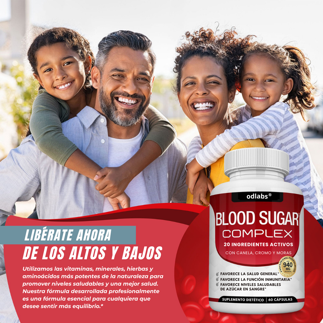 OD Labs® Blood Sugar – Cápsulas para control de glucosa