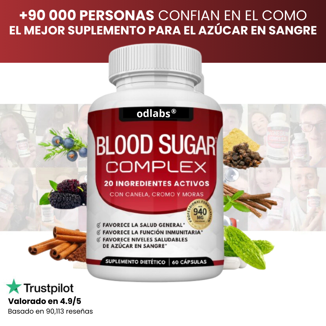OD Labs® Blood Sugar – Cápsulas para control de glucosa