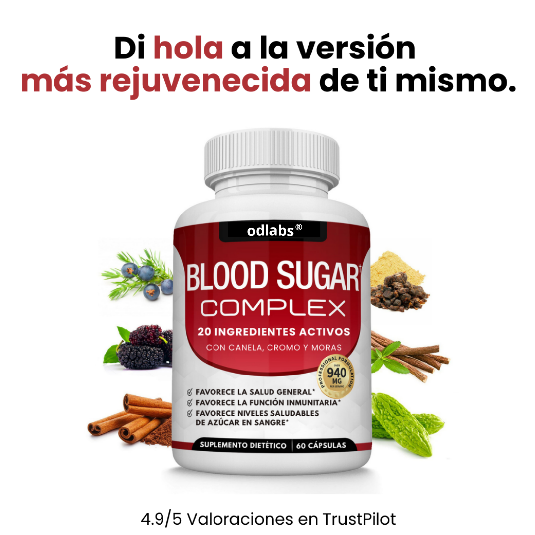 OD Labs® Blood Sugar – Cápsulas para control de glucosa