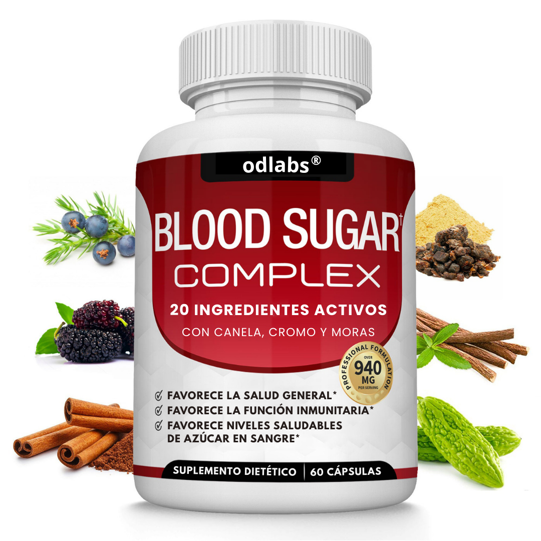 OD Labs® Blood Sugar – Cápsulas para control de glucosa