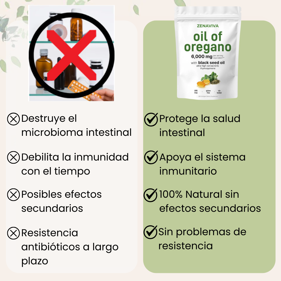 Aceite de Orégano con Semilla Negra- Inmunidad a tu cuerpo