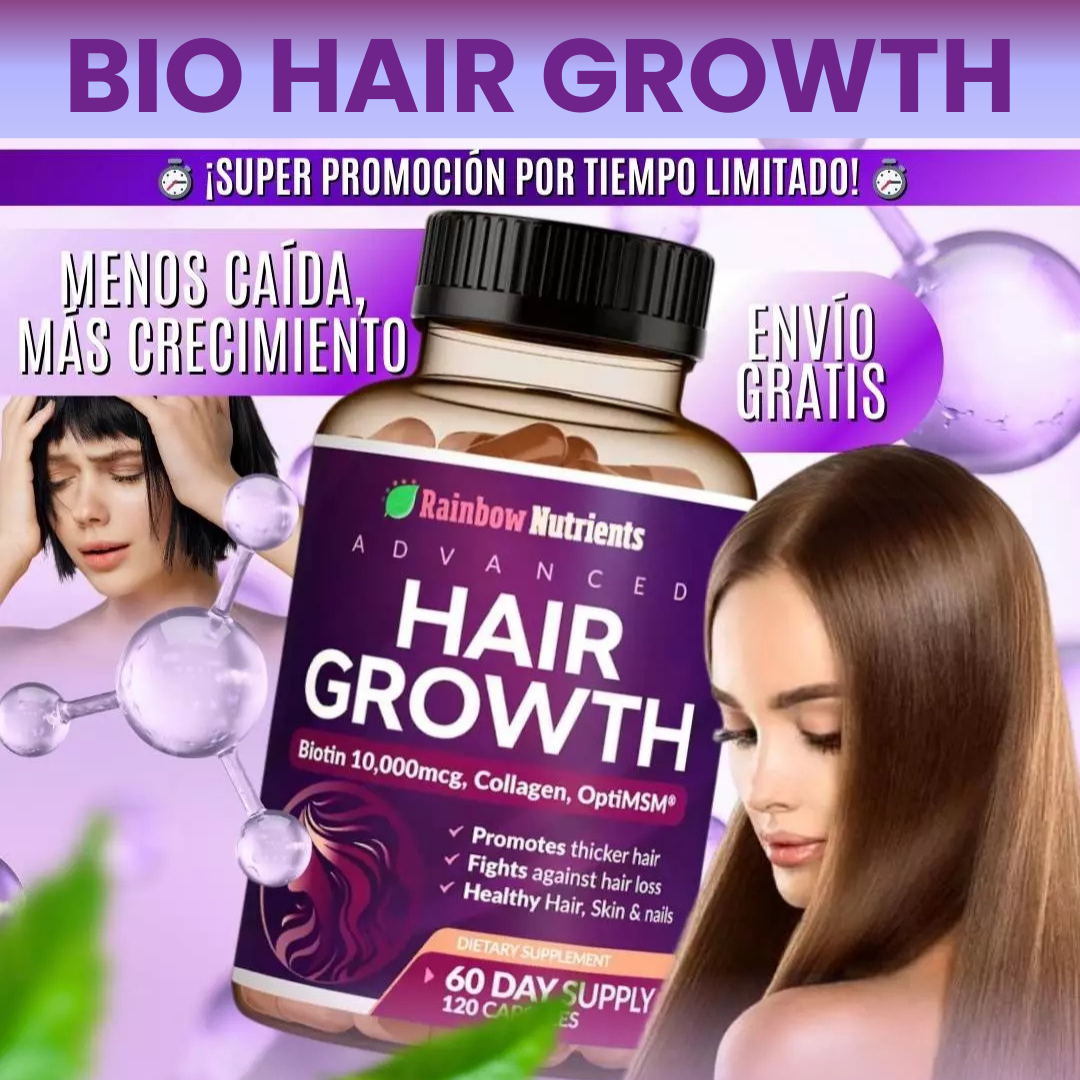 Bio HairGrowth® - Recupera y Fortalece el Cabello