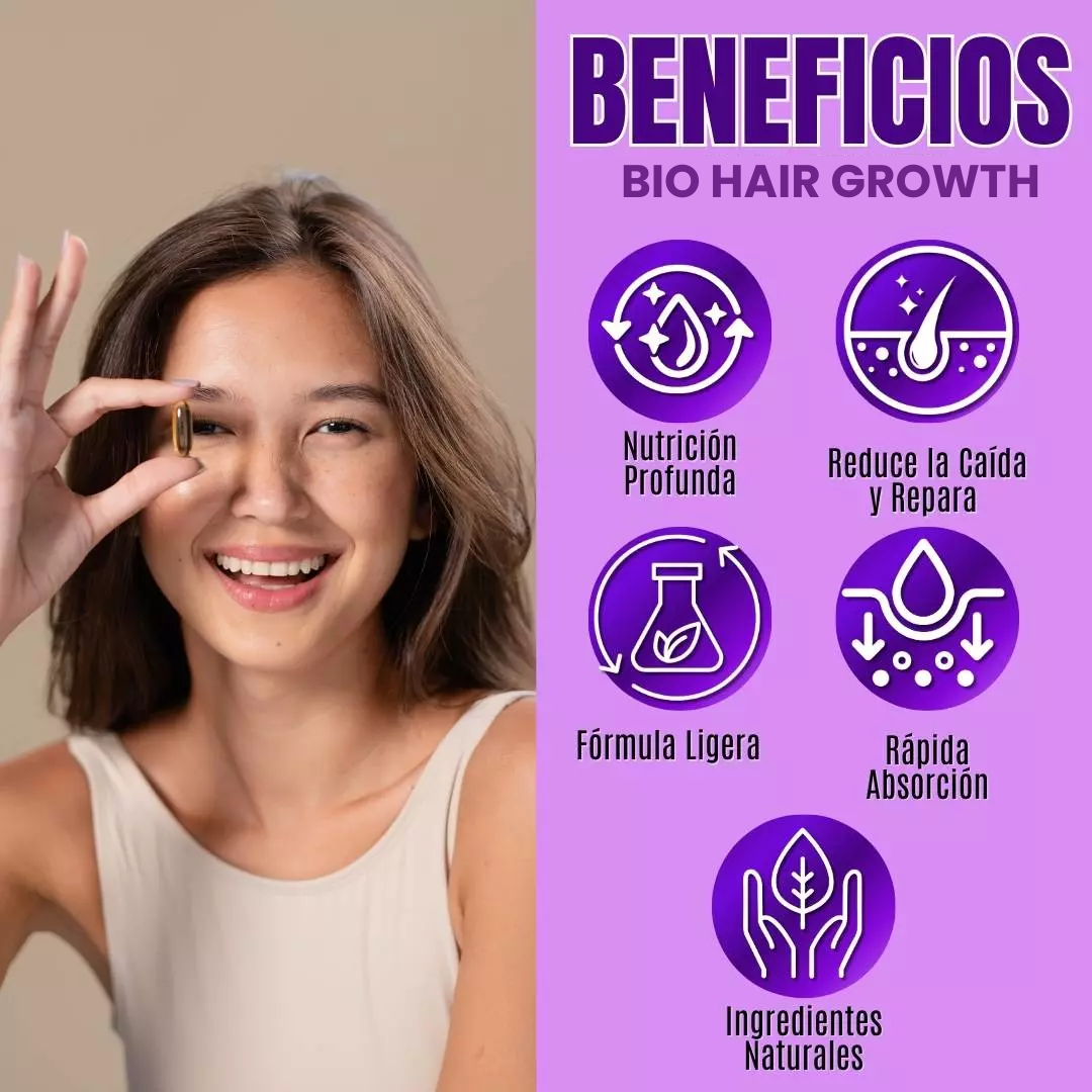 Bio HairGrowth® - Recupera y Fortalece el Cabello