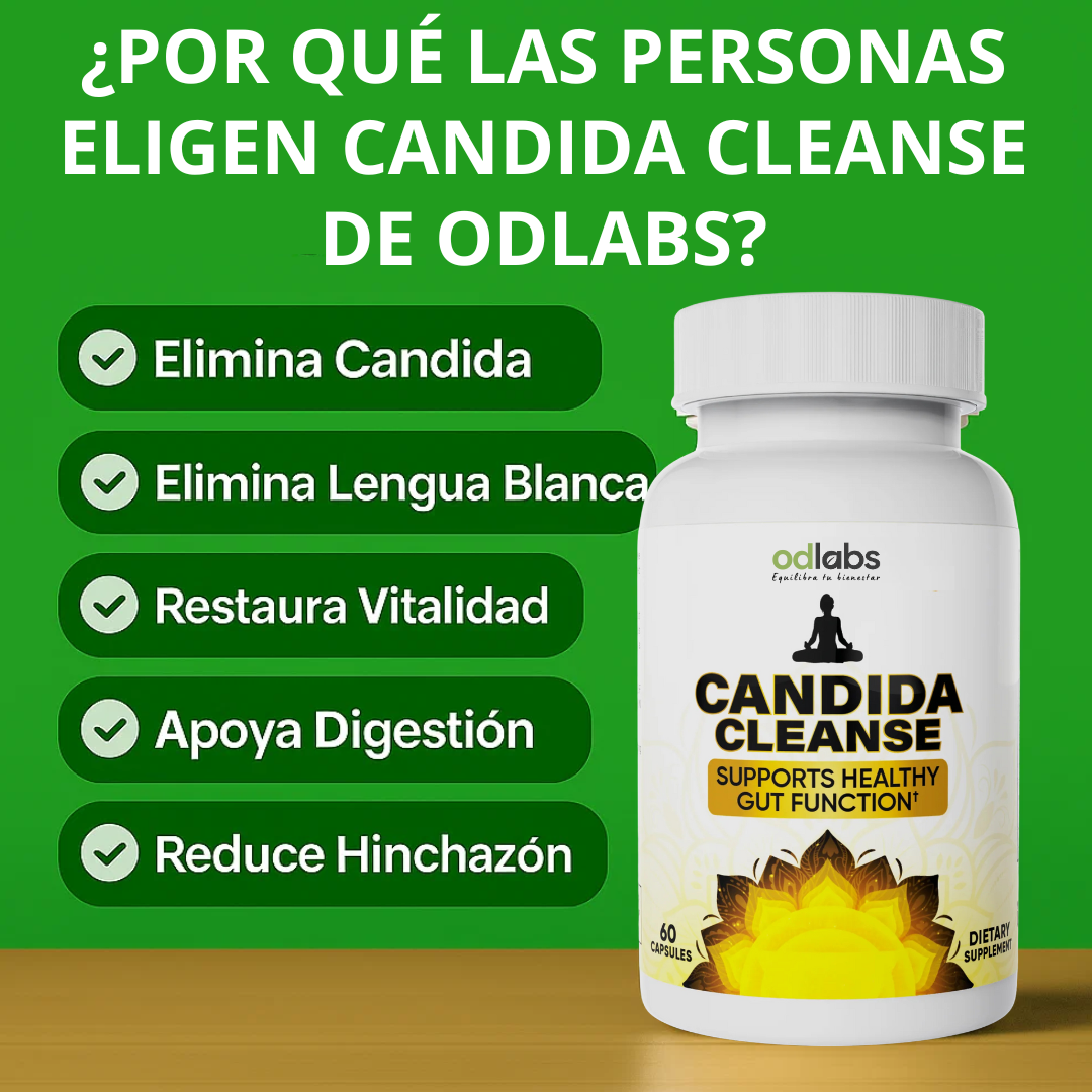 Cándida Cleanse - Ayuda a limpiar la lengua blanca