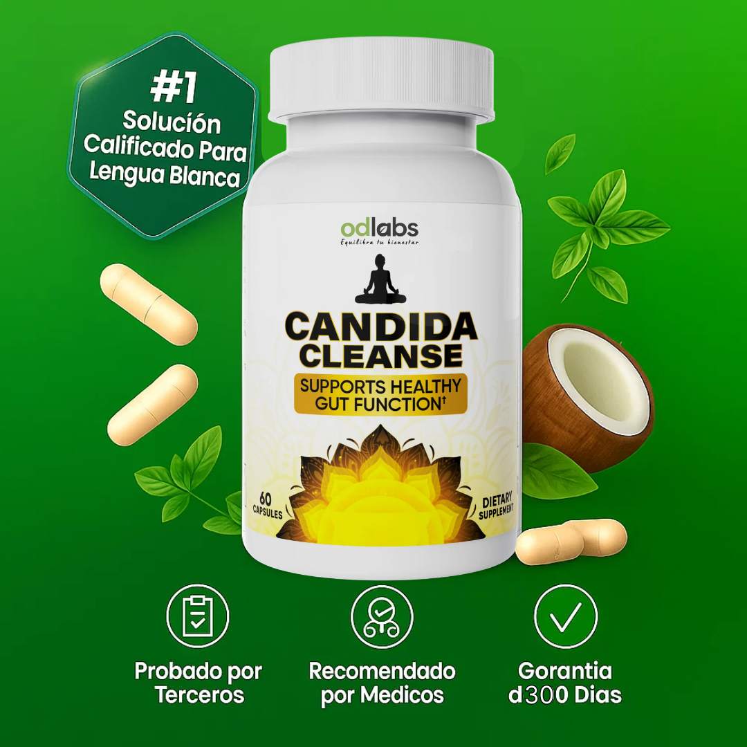 Cándida Cleanse - Ayuda a limpiar la lengua blanca