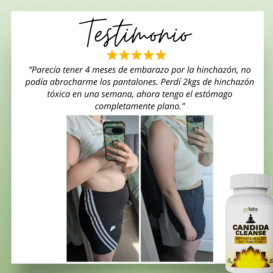 ODLabs Cándida Cleanse® - Adiós hinchazón, Hola cintura