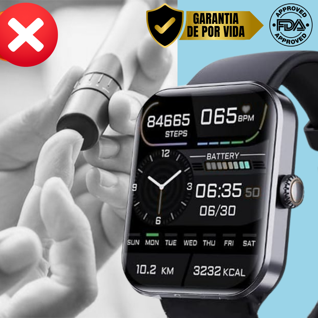 Glicowatch Plus® I Reloj inteligente con medidor de glucosa