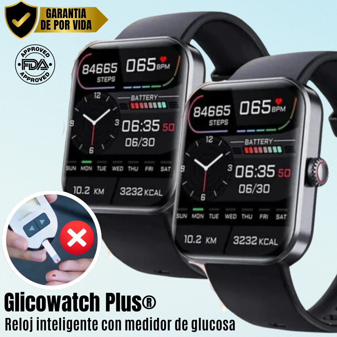 Glicowatch Pro™ I Reloj inteligente con medidor de glicosa