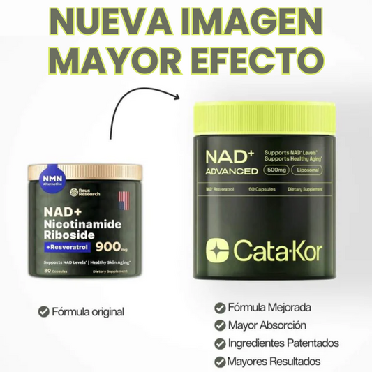 NAD+ ADVANCED Antienvejecimiento, Energía y Enfoque