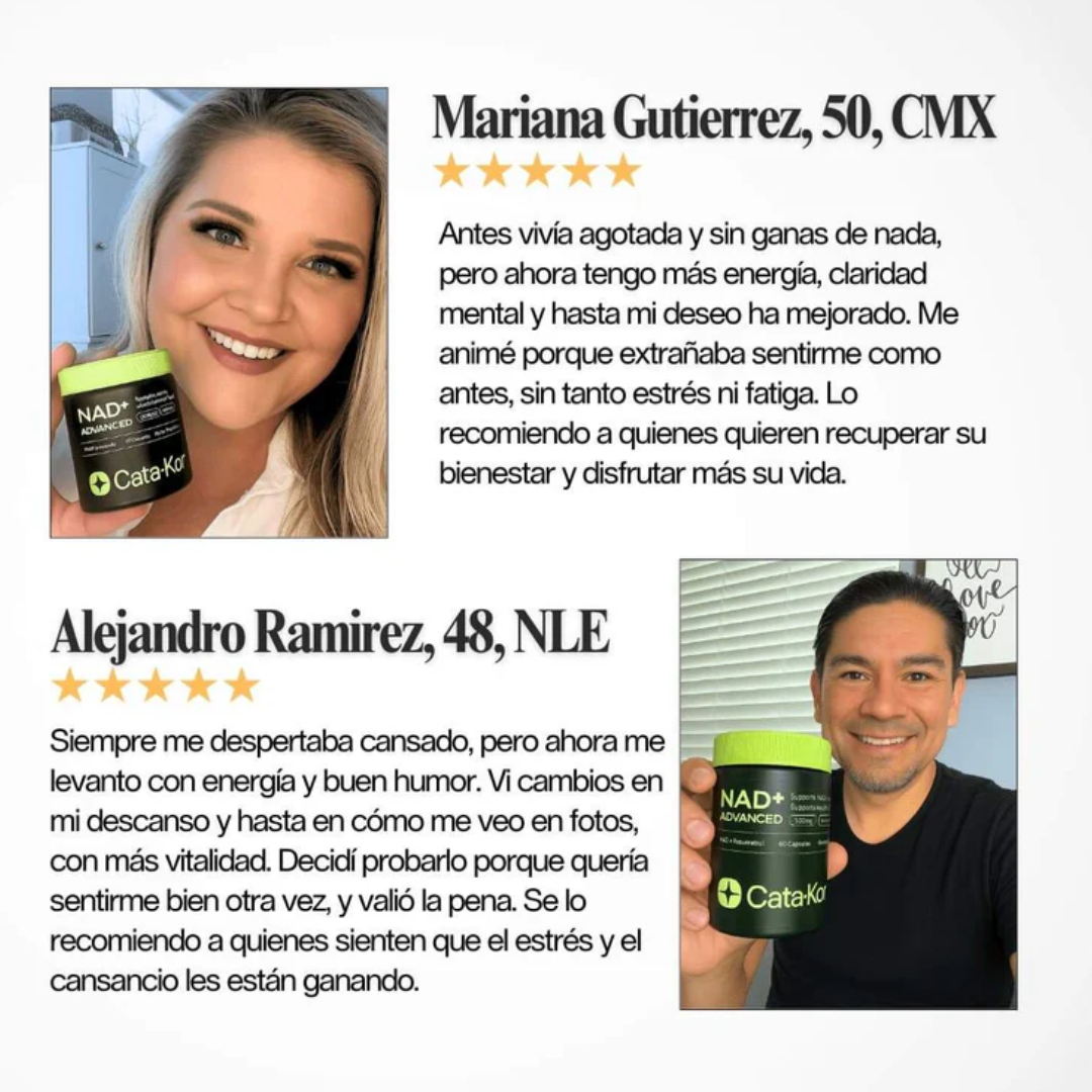 NAD+ ADVANCED Antienvejecimiento, Energía y Enfoque