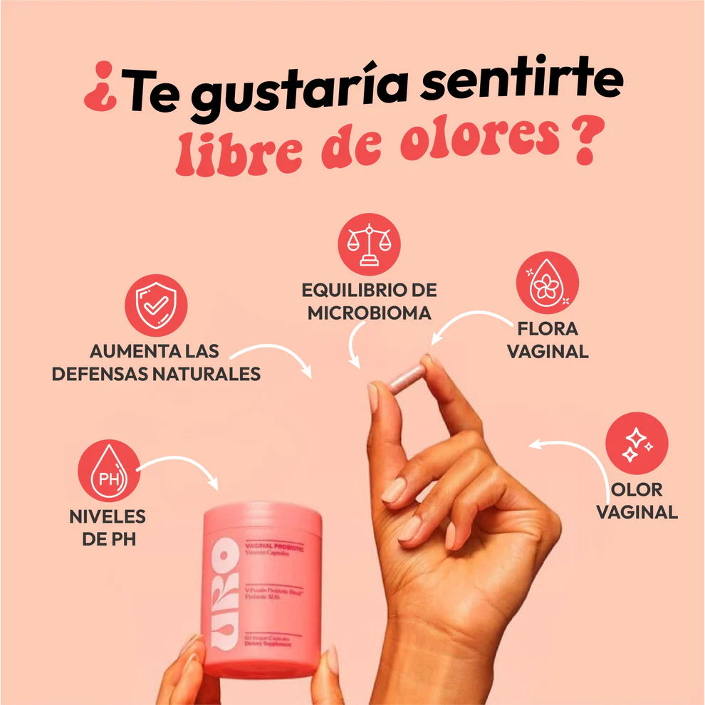 URO ProBiotic® - Equilibrio Íntimo, pH Saludable y Prevención Natural