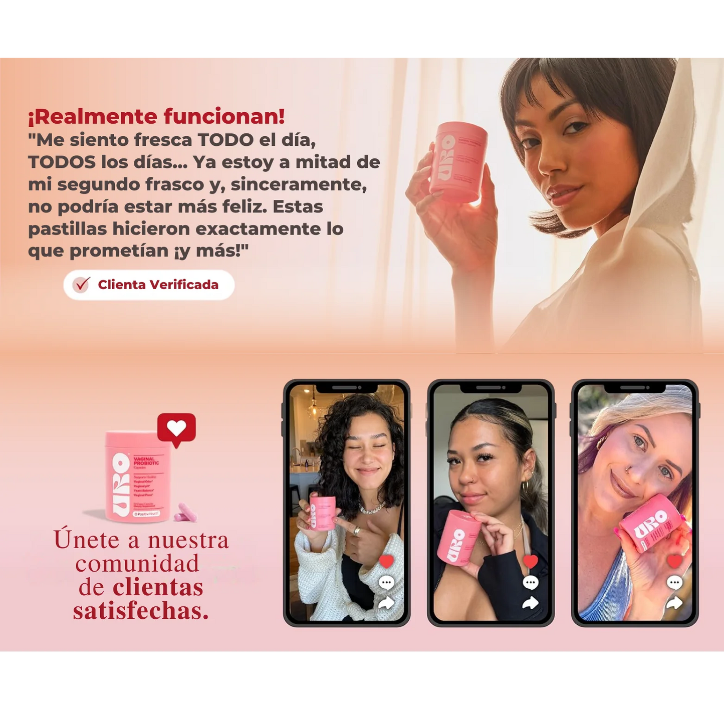 URO ProBiotic® - Probiótico Vaginal en Cápsulas