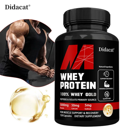 Cápsulas Proteína Aislada - Sin Gluten - No GMO