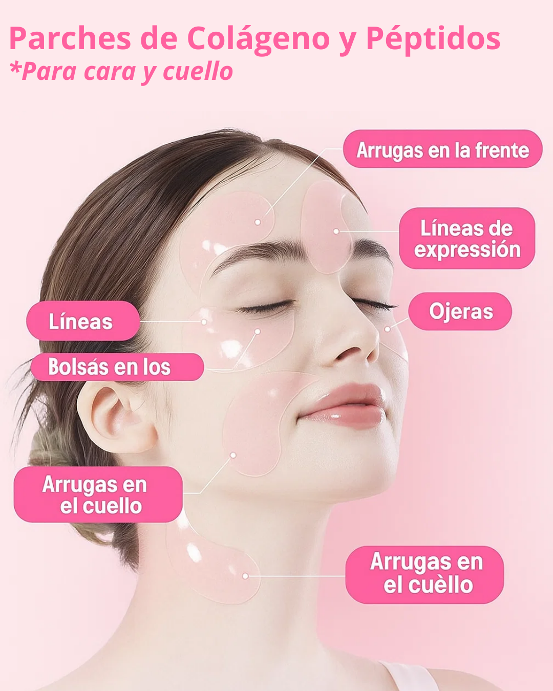 Parches Colágeno & Péptidos para Ojos