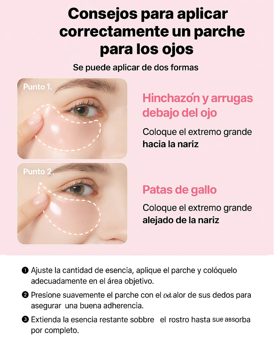 Parches Colágeno & Péptidos para Ojos