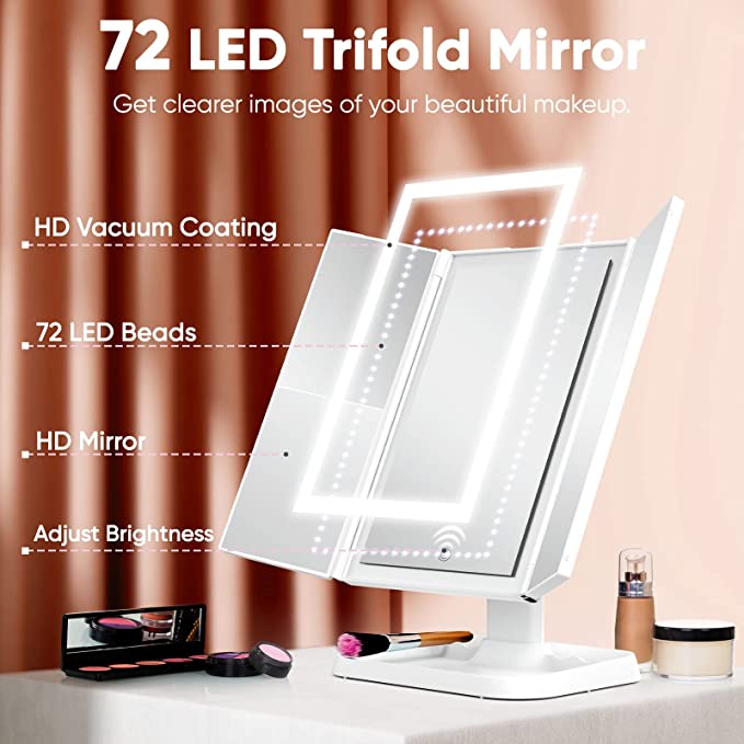 Espejo Maquillaje LED TriFlex™