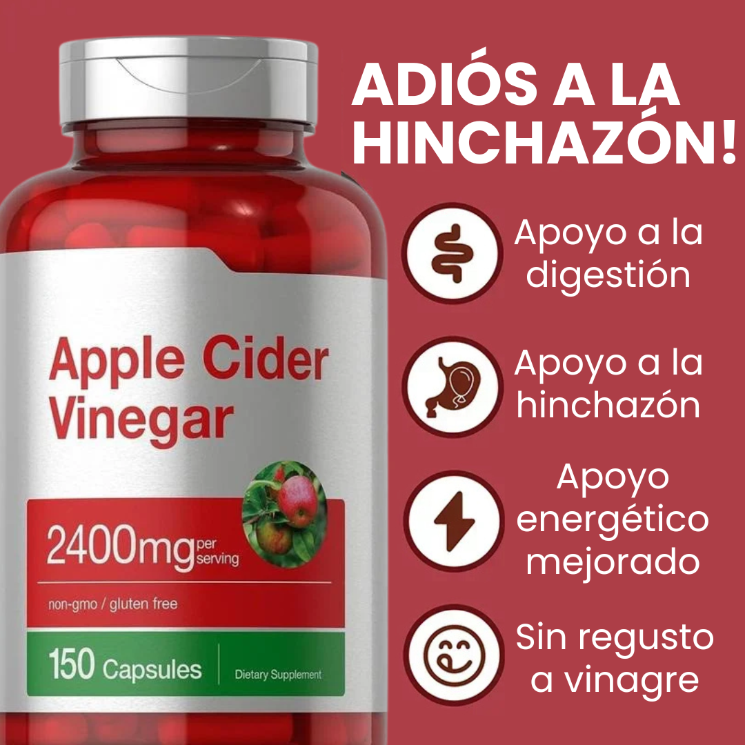 Cápsulas Vinagre de Manzana - Hígado siempre limpio