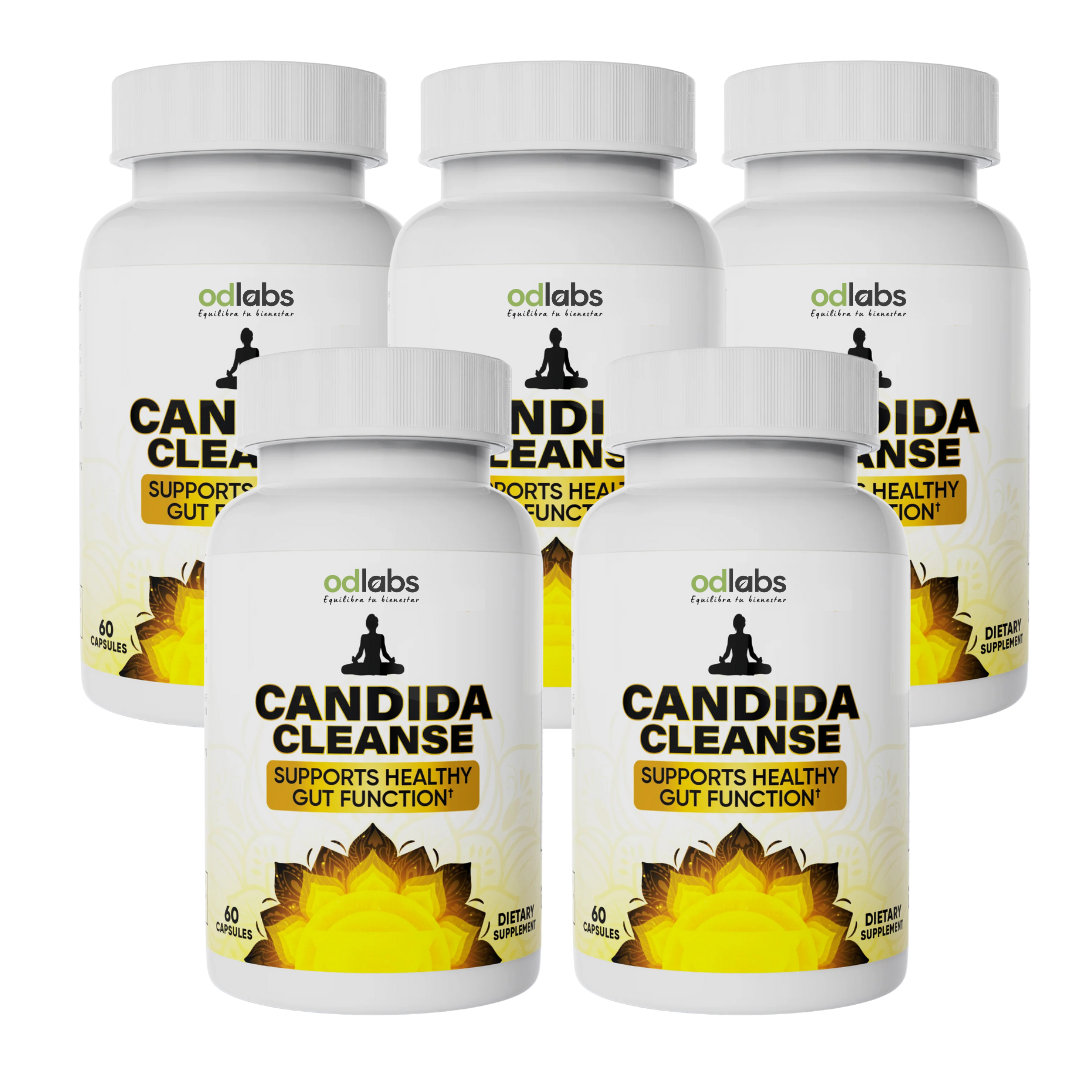 Cándida Cleanse®- Controla Antojos, Desinflama Abdomen y Combate Cansancio