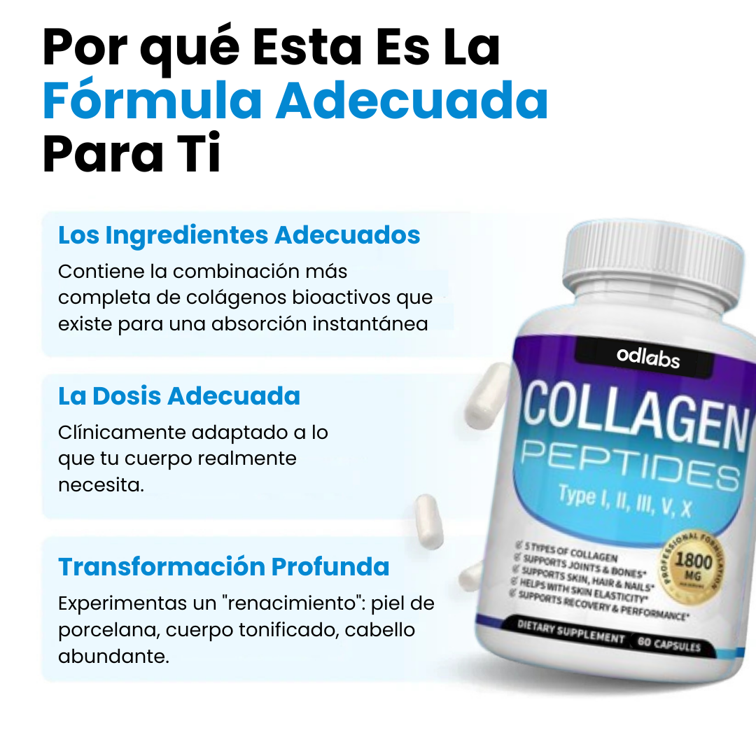 Colágeno Marino - Celulitis, Cabello, Piel, Uñas