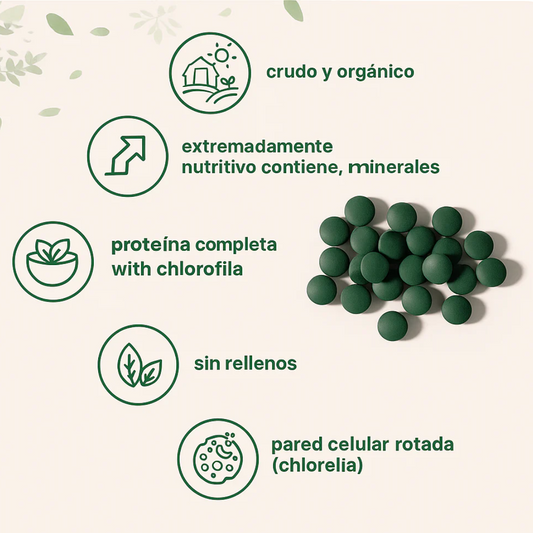 Espirulina Orgánica – Detox, Energía e Inmunidad