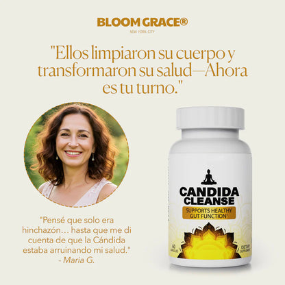 Cándida Cleanse®- Controla Antojos, Desinflama Abdomen y Combate Cansancio