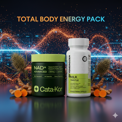 Pack Anti-Aging y Energía Total 360 - Apoyo Celular & Vitalidad en 2 Pasos