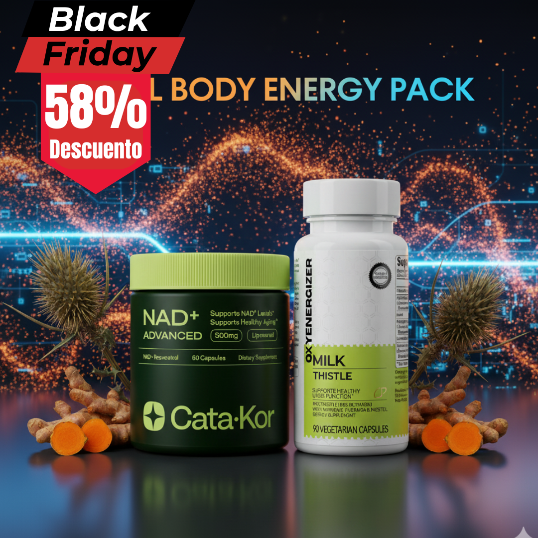 Pack Anti-Aging y Energía Total 360 - Apoyo Celular & Vitalidad en 2 Pasos