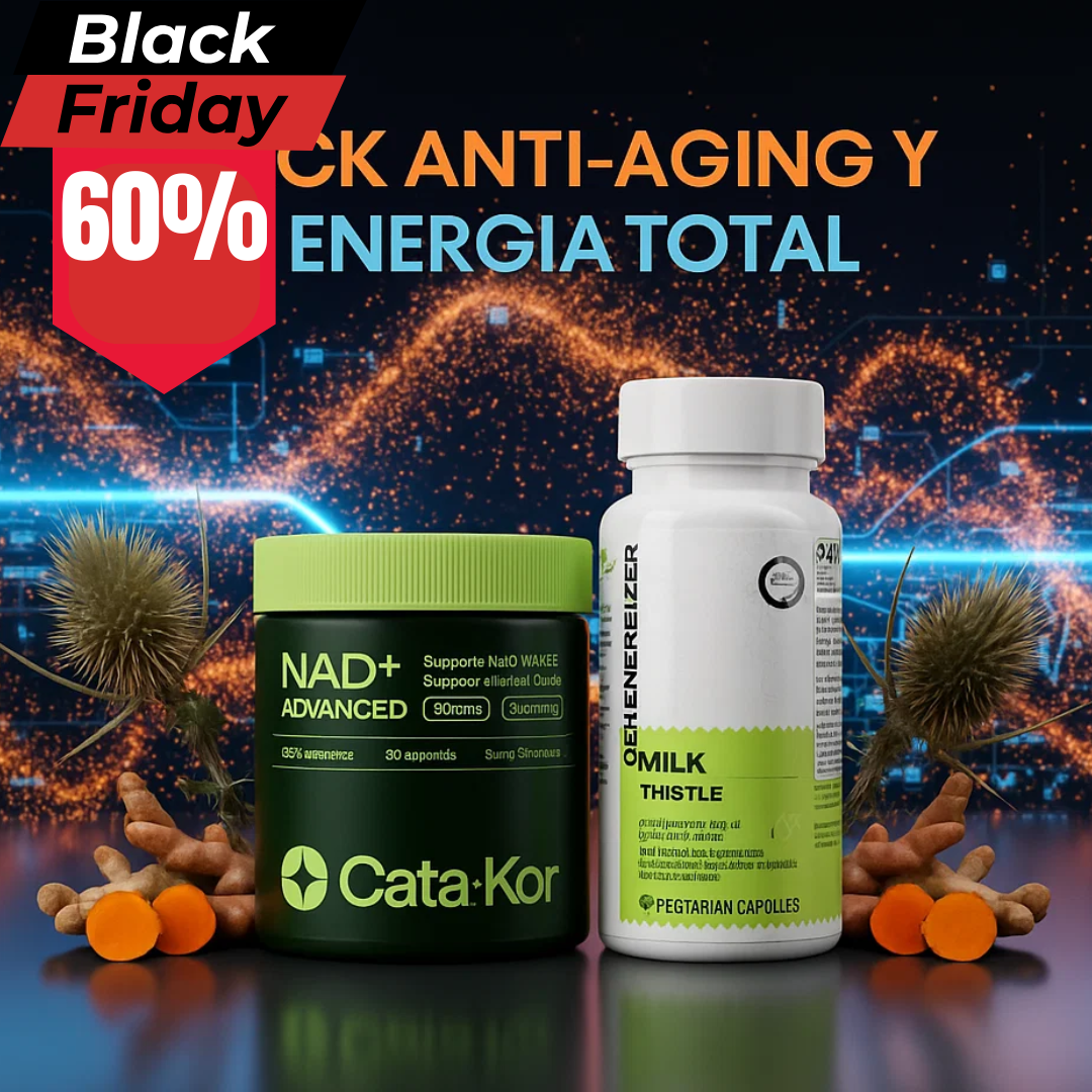 Pack Anti-Aging y Energía Total 360 - Apoyo Celular & Vitalidad en 2 Pasos
