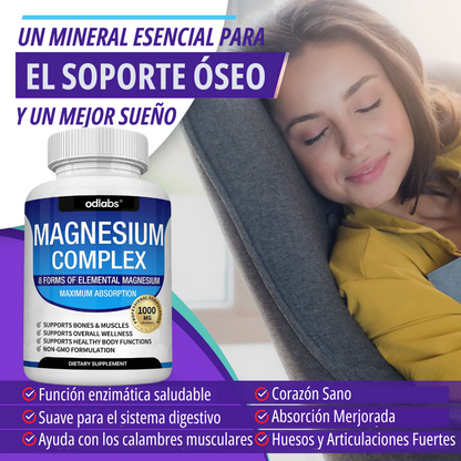 8 en 1 Magnesio COMPLEX