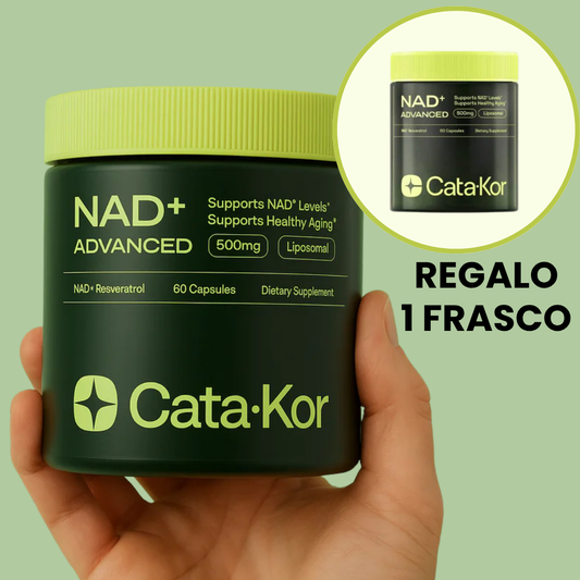 NUEVO NAD+ ADVANCED - Suplemento Antienvejecimiento, Energía y Enfoque (60 Cápsulas) (Copy)