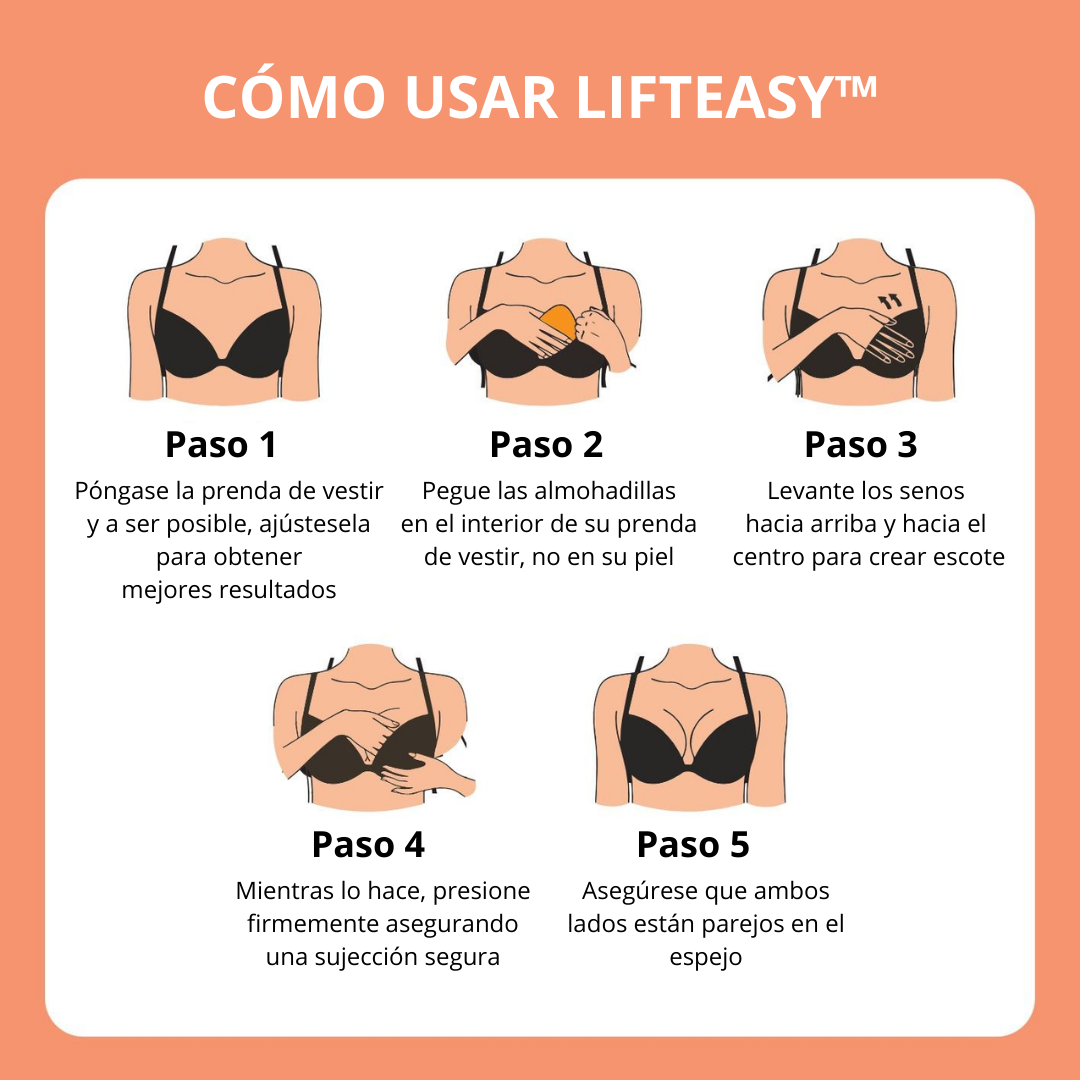 LiftEase™ Inserciones adhesivas - Eleva el Pecho en un instante