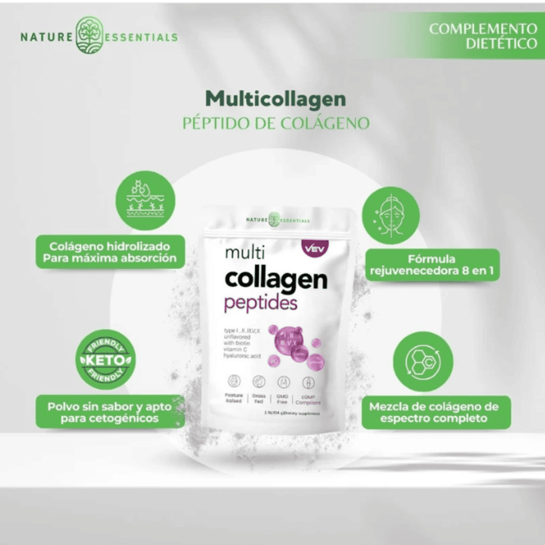 Multi Revitalizador Total Colágeno Péptidos (500grs/1lb)