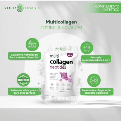 Multi Revitalizador Total Colágeno Péptidos (500grs/1lb)