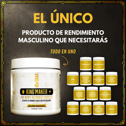 King Maker® Suplemento Hombres 13 en 1