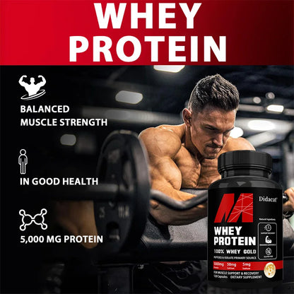 Cápsulas Proteína Aislada - Sin Gluten - No GMO