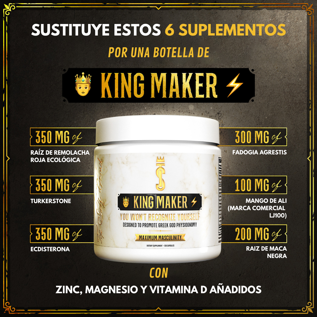 King Maker® Suplemento Hombres 13 en 1