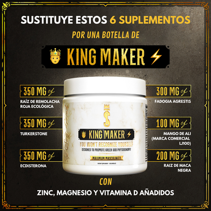 King Maker® Suplemento Hombres 13 en 1