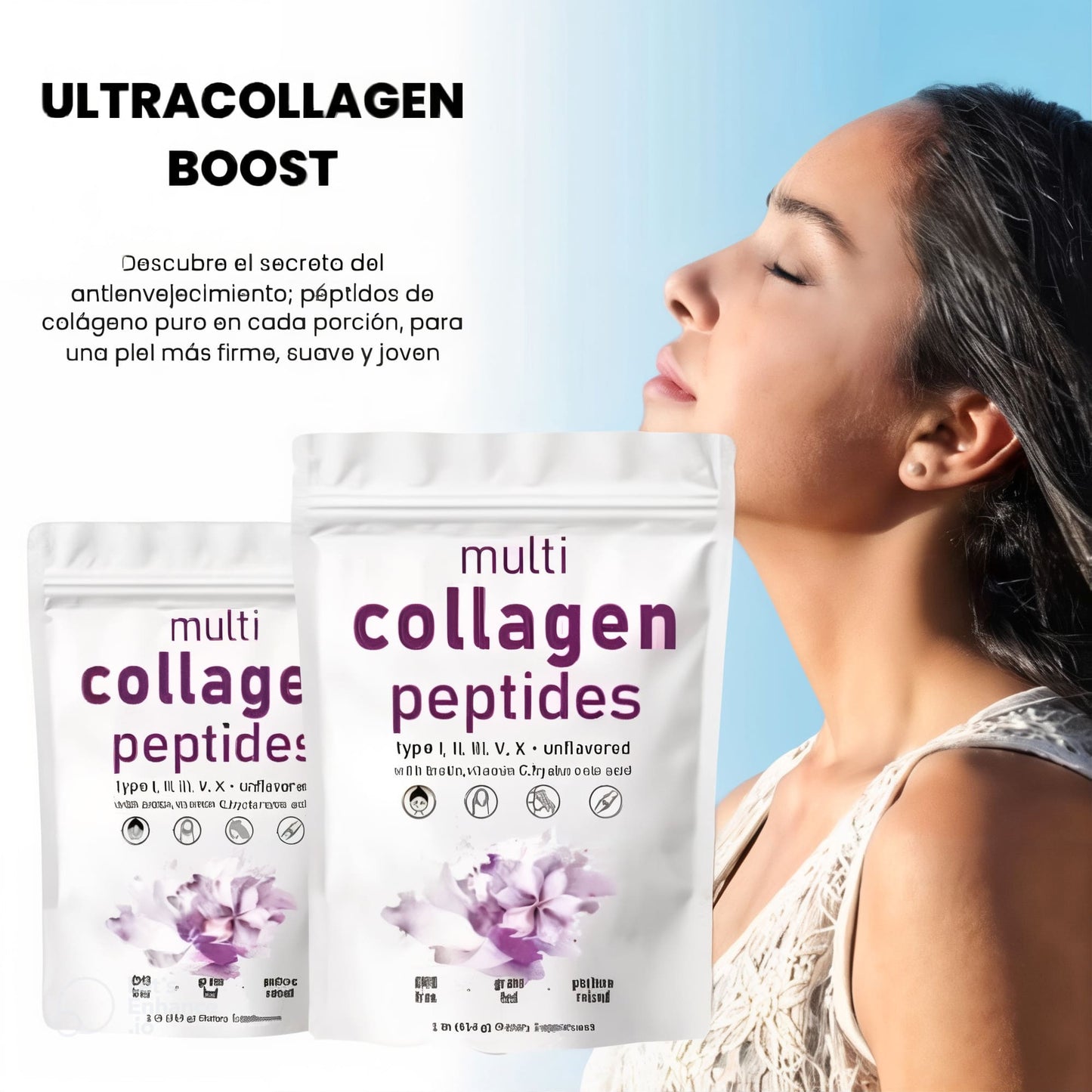 Multi Revitalizador Total Colágeno Péptidos (500grs/1lb)