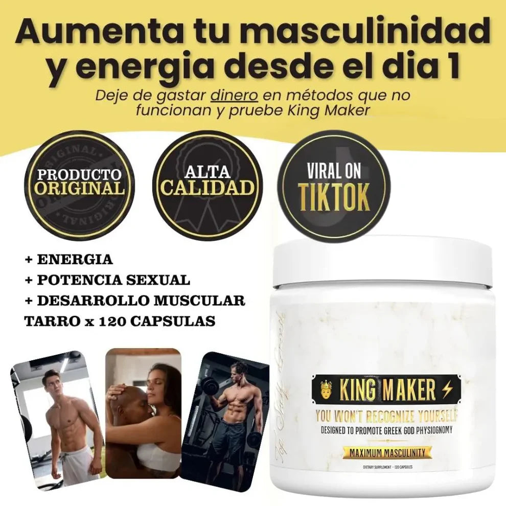 King Maker® Suplemento Hombres 13 en 1