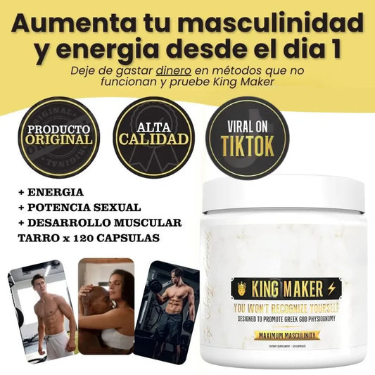 King Maker® Suplemento Hombres 13 en 1